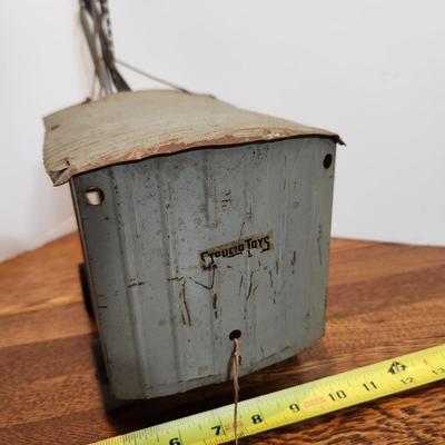 Blue Structo Toys Construction Co Steam Shovel Press Steel