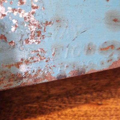 Wyandotte Toy Highway Freight Moving Truck Press Steel Red Blue