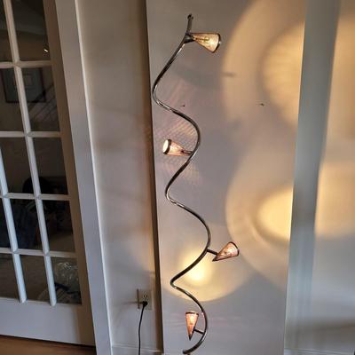 Spiral Metal Floor Lamp (D-EL)