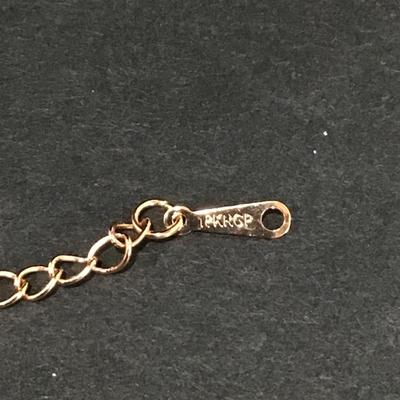 Gorgeous 18 karat, RGP necklace