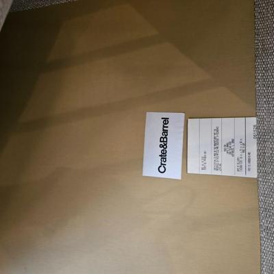 Sale Photo Thumbnail #107: Crate & Barrel Chaise Lounge, Tweed Fabric, Oatmeal

Dimensions: 32x40x76
Damage: Normal wear