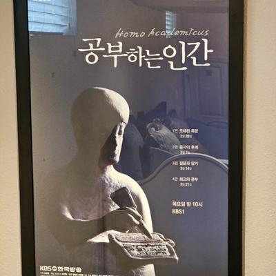 Sale Photo Thumbnail #134: Framed Korean Documentary Release Poster

Description: “The Studying Human”
Dimensions: 39x27
Damage: Normal wear