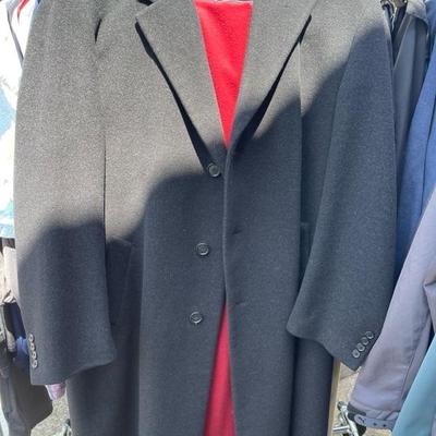 Sale Photo Thumbnail #120: Men's Jos. A Banks wool trench coat