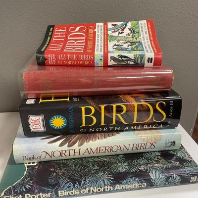 Sale Photo Thumbnail #205: Very large hardcover books regarding birds of North America, and one book of birds of Canada