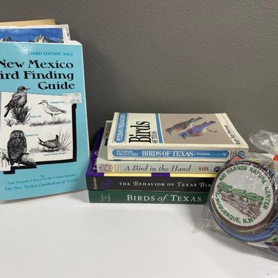 Sale Photo Thumbnail #208: Vintage birding patches 
Soft cover books