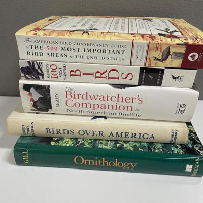 Sale Photo Thumbnail #213: Soft and hard cover books of birding