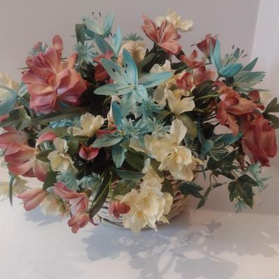 Artificial Plant in Wicker Basket
