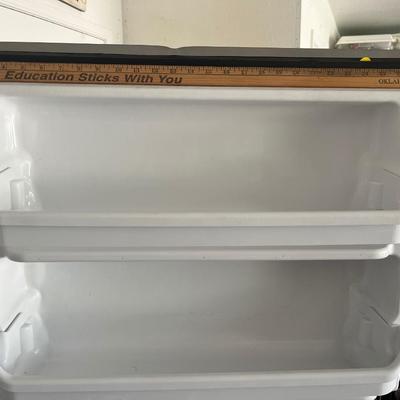 Sale Photo Thumbnail #679: Stainless steel color refrigerator. Works great, super cold. See pics for specifications