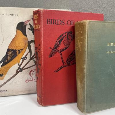 Sale Photo Thumbnail #218: Vintage books about birds