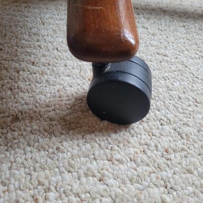 Gunlocke Wood and Leather Office Chair (BR1-EL)