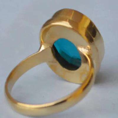 Faceted Neon Apetite Gemstone Ring