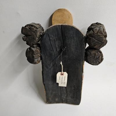 Sale Photo Thumbnail #159: DM39. Hemus Mana Hopi Kachina Girl Wall Art

Description: Carved wood
Dimensions: 15x11x2.5
Damage: Normal wear