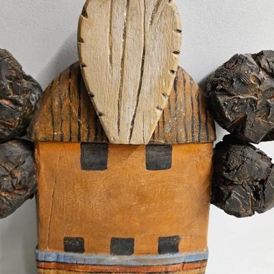 Sale Photo Thumbnail #162: DM39. Hemus Mana Hopi Kachina Girl Wall Art

Description: Carved wood
Dimensions: 15x11x2.5
Damage: Normal wear