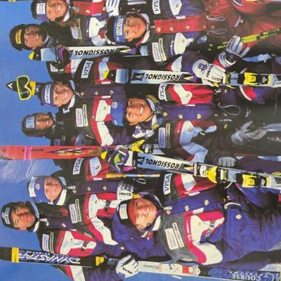 Sale Photo Thumbnail #230: DM68. Poster of the 1994 US Alpine Ski Team

Description: Printed autographs of the team, in a protective box
Dimensions: 24x18
Damage: Normal wear