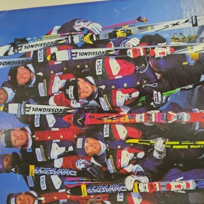 Sale Photo Thumbnail #234: DM68. Poster of the 1994 US Alpine Ski Team

Description: Printed autographs of the team, in a protective box
Dimensions: 24x18
Damage: Normal wear