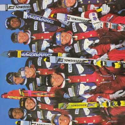 Sale Photo Thumbnail #232: DM68. Poster of the 1994 US Alpine Ski Team

Description: Printed autographs of the team, in a protective box
Dimensions: 24x18
Damage: Normal wear