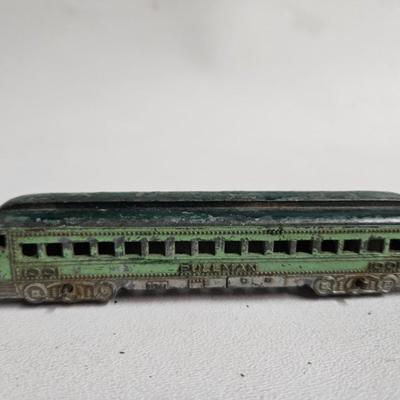 Sale Photo Thumbnail #275: DM73. Lot of Tootsie Toy Trains

Dimensions: Creamer – 3x4x2, Sugar – 3x6x2.5
Damage: Normal wear