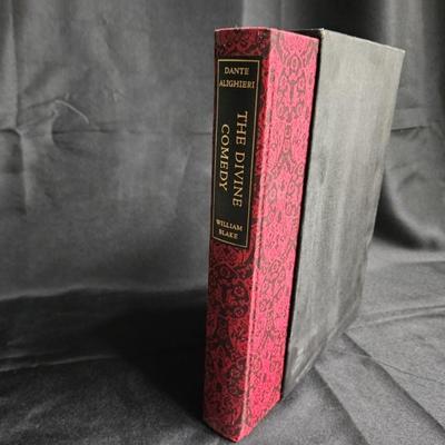 Sale Photo Thumbnail #341: 1944 ‘The Divine Comedy’ 
Description: Hardcover, illustrated, printed in the USA
Dimensions: 11x7x1.5
Damage: Normal wear