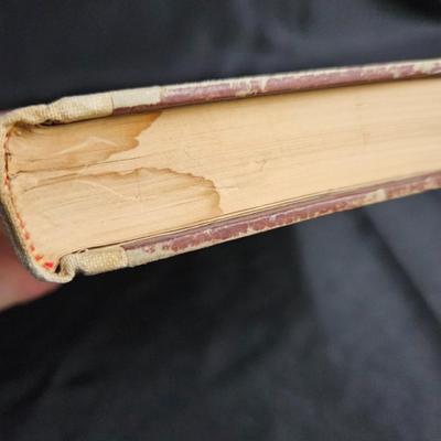 Sale Photo Thumbnail #366: 1946 ‘The Divine Comedy’
Description: Hardcover, illustrated, printed in the USA
Dimensions: 11x8.5x1
Damage: Some wear to cover, damage to the corners, some water damage to pages