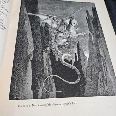 Sale Photo Thumbnail #363: 1946 ‘The Divine Comedy’
Description: Hardcover, illustrated, printed in the USA
Dimensions: 11x8.5x1
Damage: Some wear to cover, damage to the corners, some water damage to pages