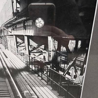 Sale Photo Thumbnail #453: Matted & Framed Photograph of Train on Tracks

Dimensions: 21x17
Damage: Normal wear