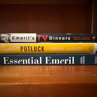 Emerald Lagasse Cookbooks with 1 Signed