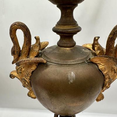 Antique Brass Candelabras