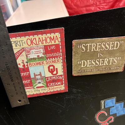 Sale Photo Thumbnail #748: Large OU magnet and quote
