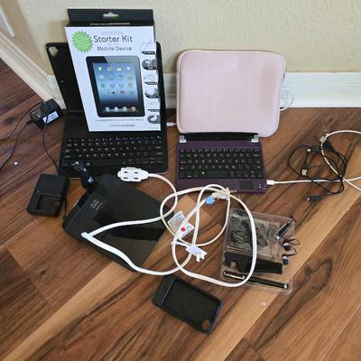Mixed Electronics & Accessories Lot – Chargers, Keyboards, Tablet Gear & More