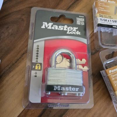 Home Utility & Hardware Essentials Lot – Cords, Timers, Alarms, Locks & More