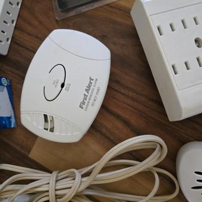 Home Utility & Hardware Essentials Lot – Cords, Timers, Alarms, Locks & More