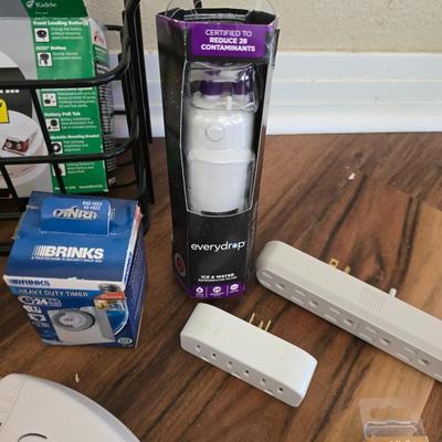 Home Utility & Hardware Essentials Lot – Cords, Timers, Alarms, Locks & More
