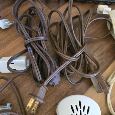 Home Utility & Hardware Essentials Lot – Cords, Timers, Alarms, Locks & More