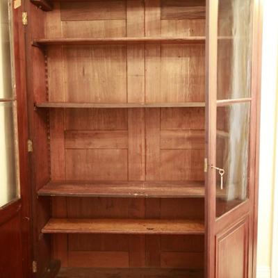 Antique Solid China Cabinet/Bookcase