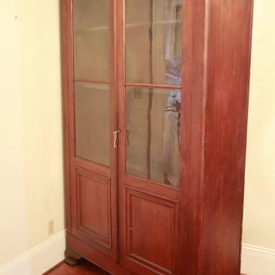 Antique Solid China Cabinet/Bookcase