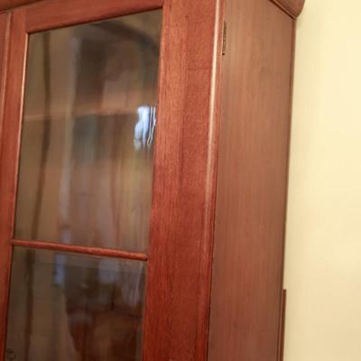 Antique Solid China Cabinet/Bookcase