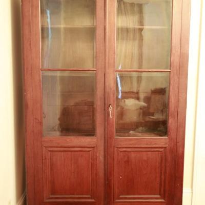 Antique Solid China Cabinet/Bookcase