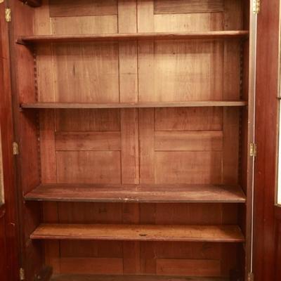 Antique Solid China Cabinet/Bookcase