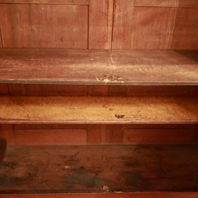 Antique Solid China Cabinet/Bookcase
