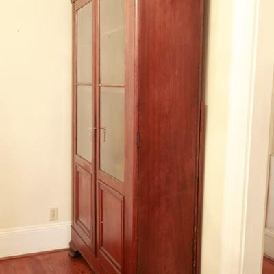 Antique Solid China Cabinet/Bookcase