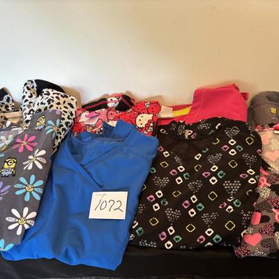 Large Scrub Tops