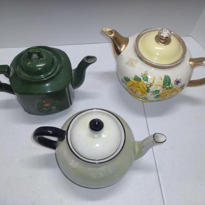Collection of Tea Pots- Assorted Makers- Three Pieces
