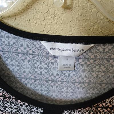 Christopher & Banks Women’s Tops – Mixed Prints & Styles – Size Small / Petite – Lot of 6