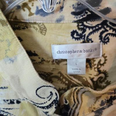 Christopher & Banks / CJ Banks Women’s Sweaters & Tops – Size L & X – Lot of 4