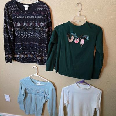 Christopher & Banks Women’s Long Sleeve Holiday Tops – Size Small – Lot of 4