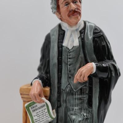 Royal Doulton Figurine Titled "The Lawyer,"
