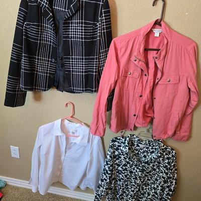 Christopher & Banks Women’s Blouses & Jackets – Size S / Petite XL – Lot of 4