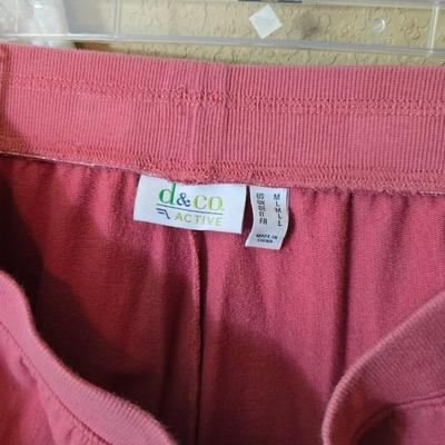 Lot of 5 Women's Medium d&co. Active & Beach Pull-On Pants