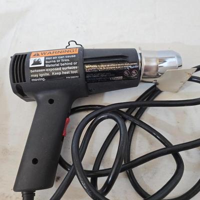 Tool & Fastener Lot – Milwaukee Heat Gun, Craftsman Stapler, Scotch Fasteners