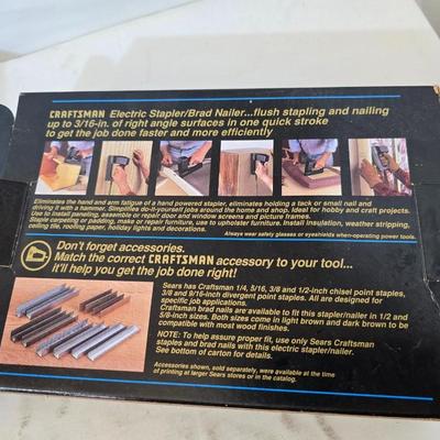 Tool & Fastener Lot – Milwaukee Heat Gun, Craftsman Stapler, Scotch Fasteners